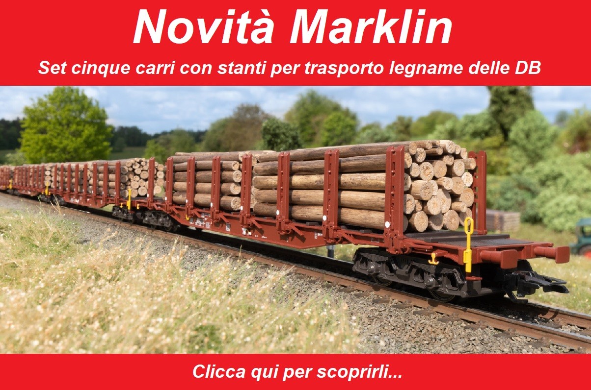 Sono disponibili i nuovi carri trasporto legname Marklin!!!